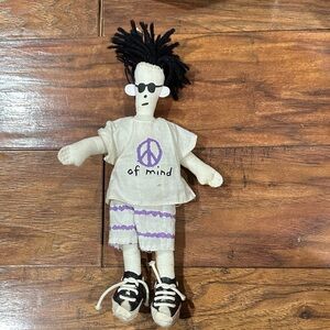 Cool Vibes Doll with Black Hair and White Outfit